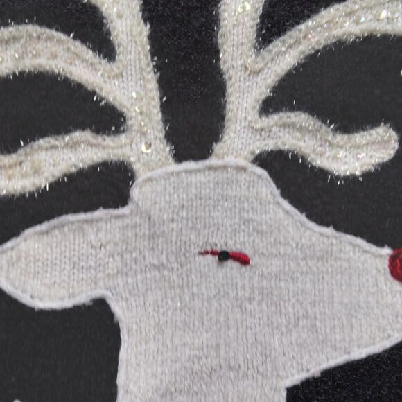 Design Options By Philip & Jane Gordon Reindeer Christmas Sweater Size Medium - Picture 8 of 14